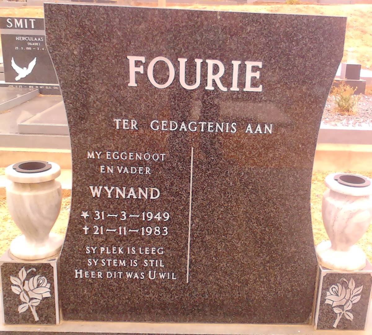 FOURIE Wynand 1949-1983