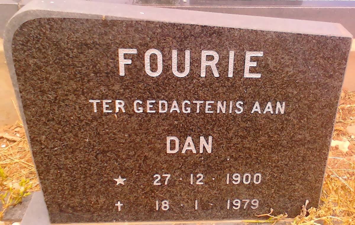 FOURIE Dan 1900-1979