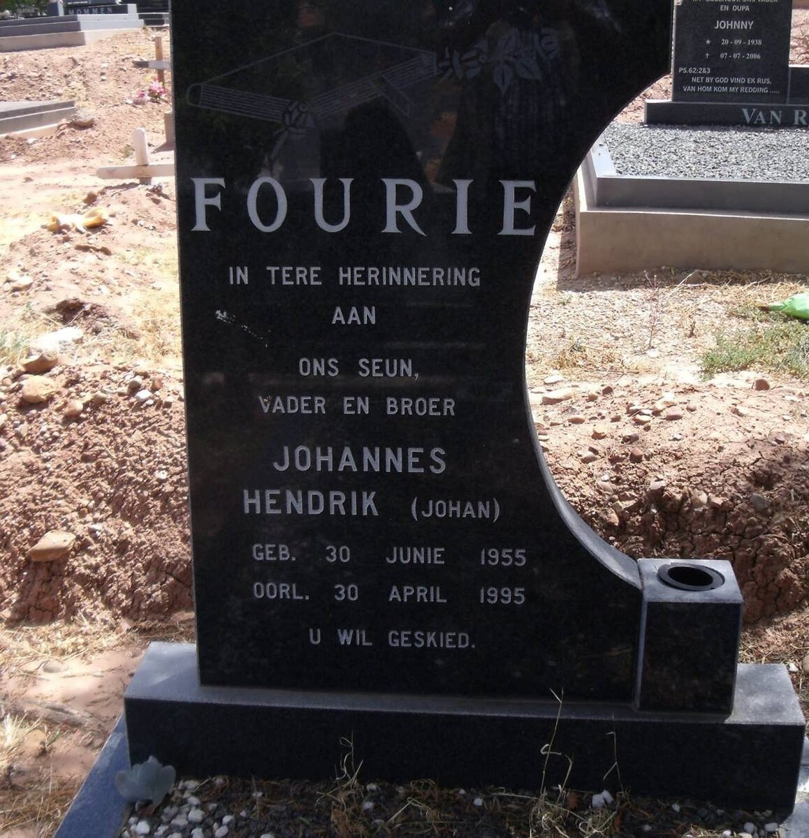 FOURIE Johannes Hendrik 1955-1995