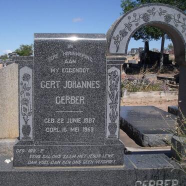 GERBER Gert Johannes 1887-1953 &amp; Catherina Wilhelmina FOURIE 1896-1977