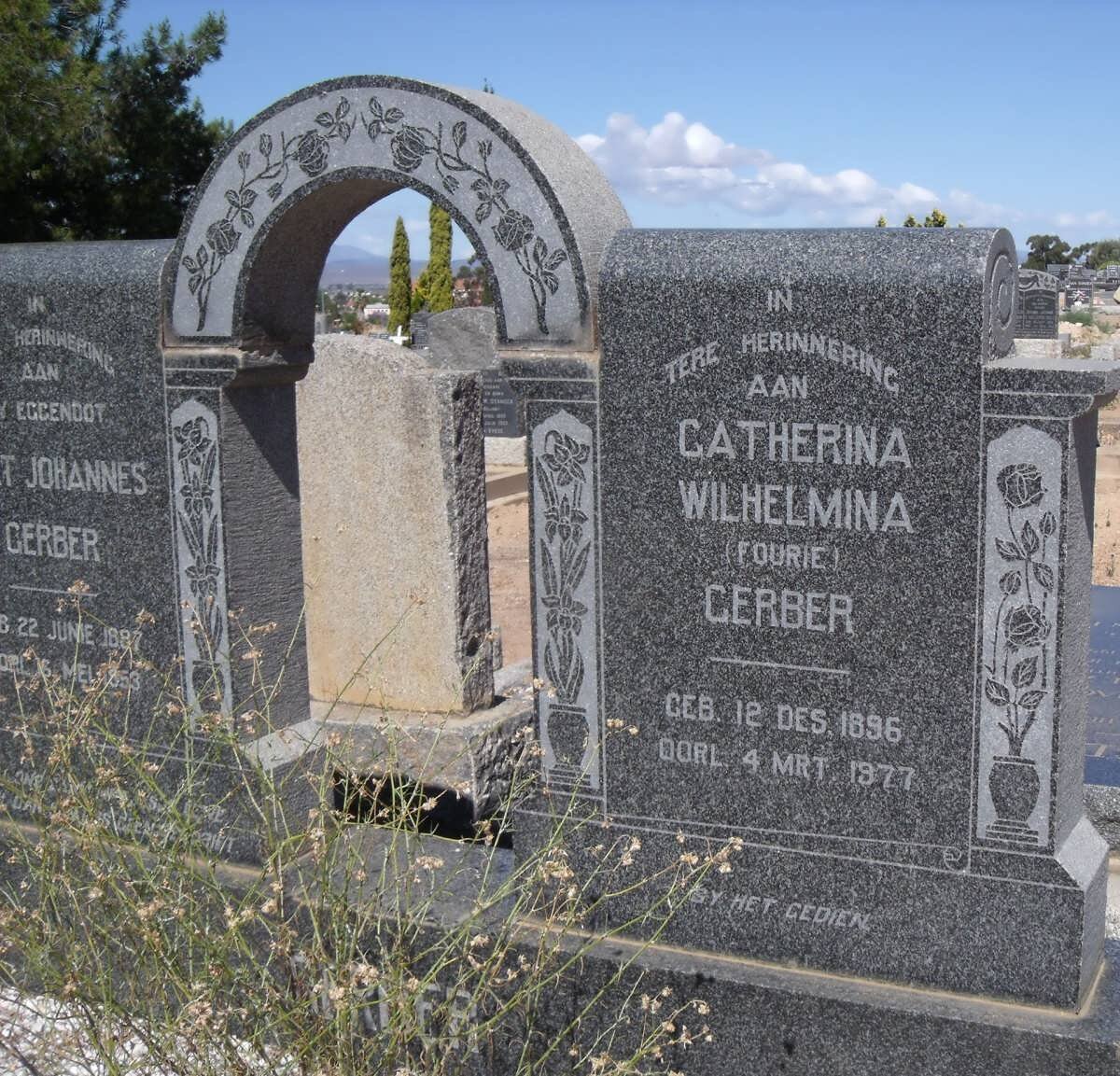 GERBER Catherina Wilhelmina nee FOURIE 1896-1977