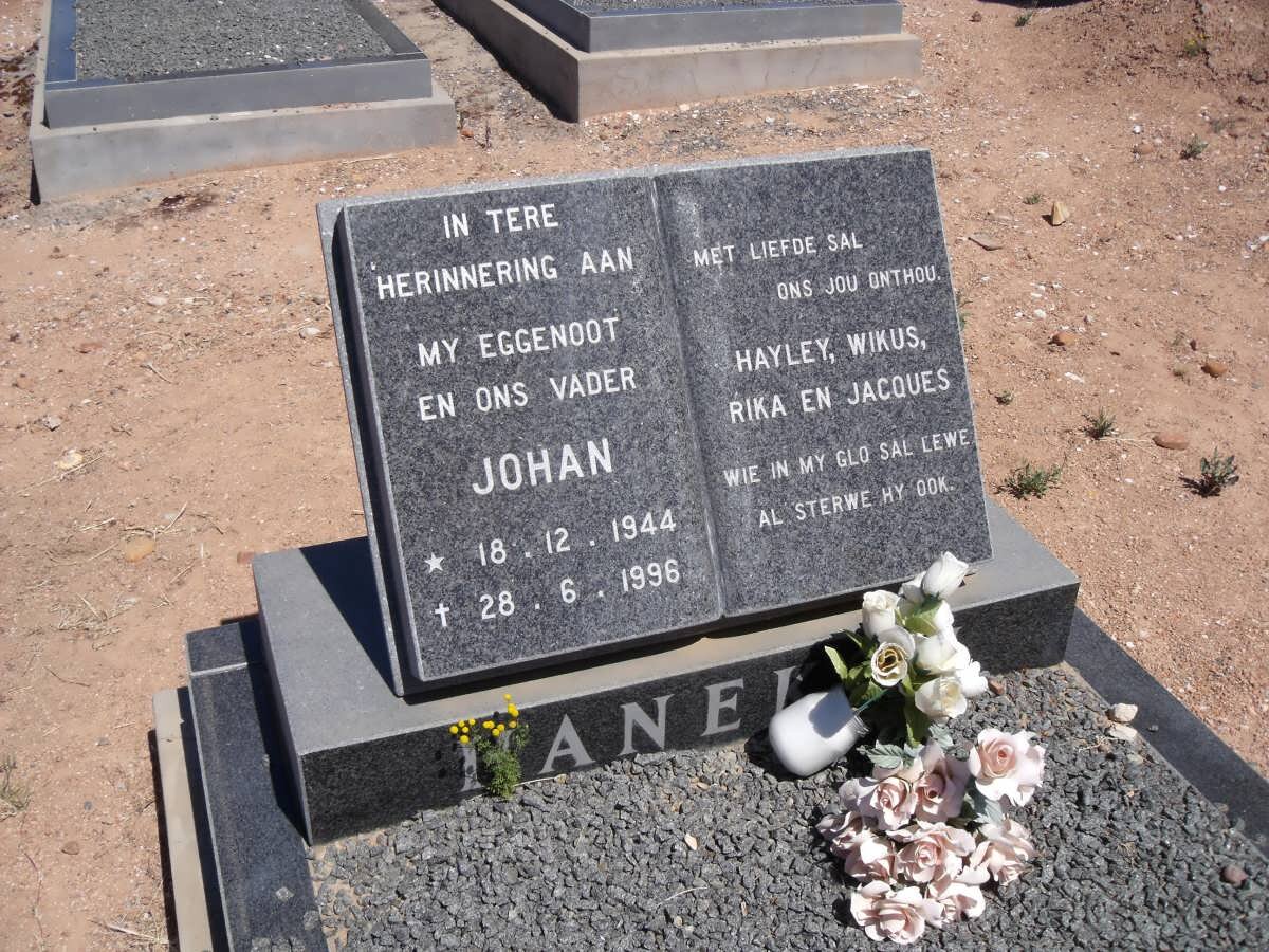 HANEKOM Johan 1944-1996