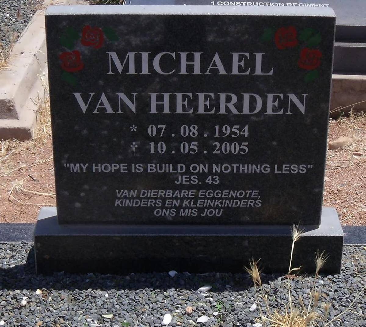 HEERDEN Michael, van 1954-2005