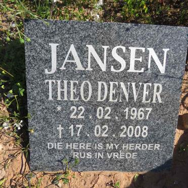 JANSEN Theo Denver 1967-2008