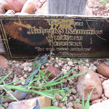 KAMMIES Robert S. 1953-2013