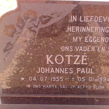 KOTZE Johannes Paul 1955-1994