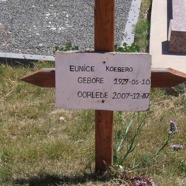 KOEBERG Eunice 1929-2007