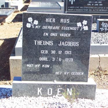 KOEN Theunis Jacobus 1913-1979