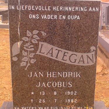 LATEGAN Jan Hendrik Jacobus 1902-1982