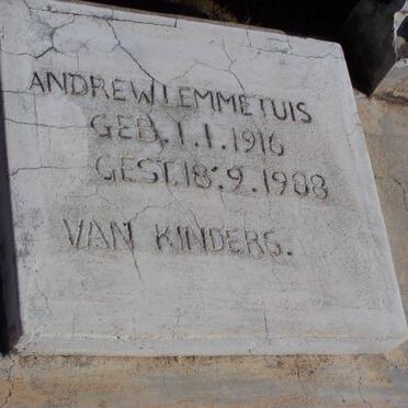 LEMMETUIS Andrew 1916-1988