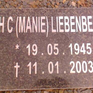 LIEBENBERG H.C. Manie 1945-2003
