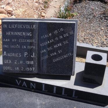 LILL Andries P.J., van 1918-1997