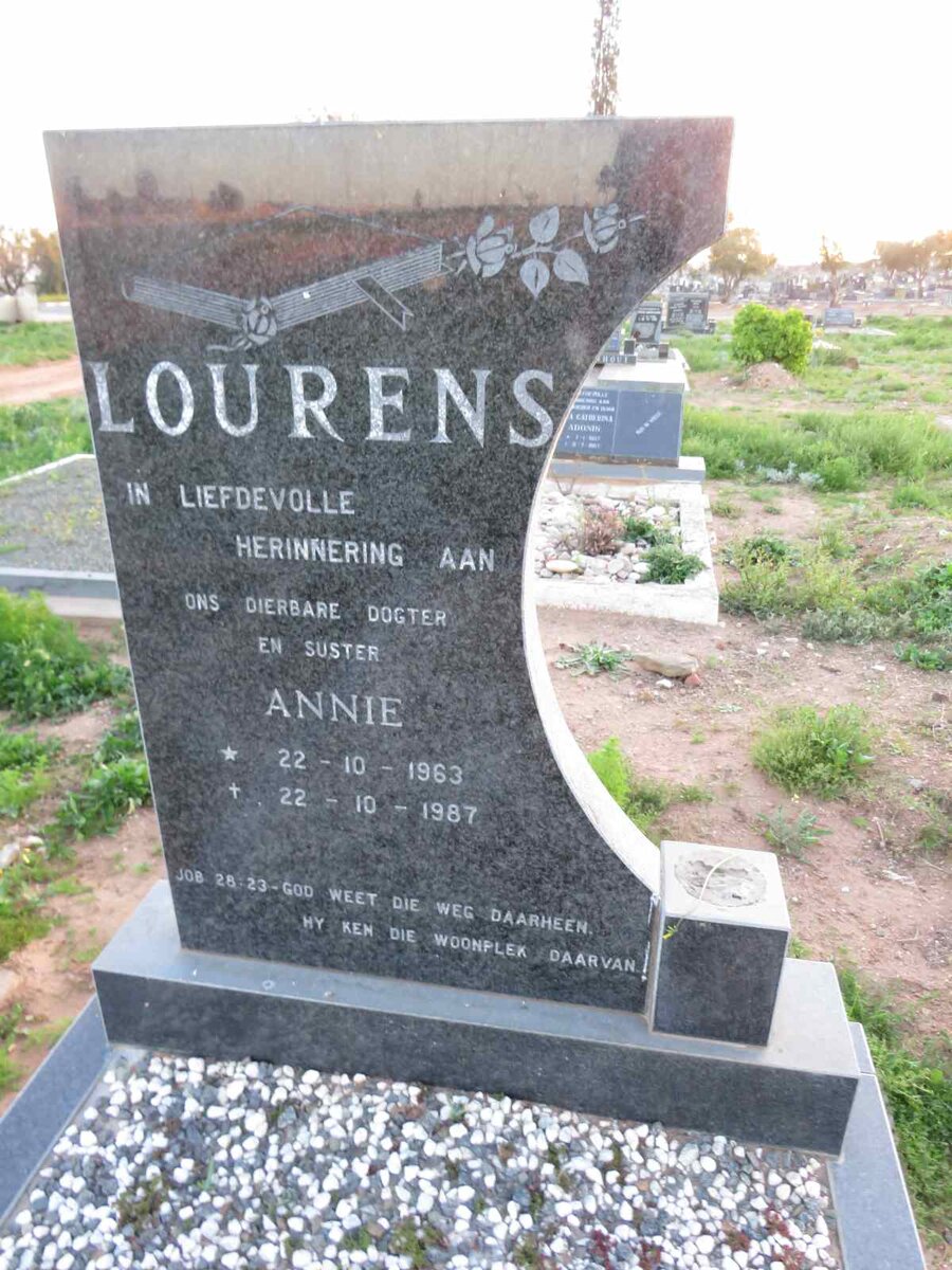 LOURENS Annie 1963-1987