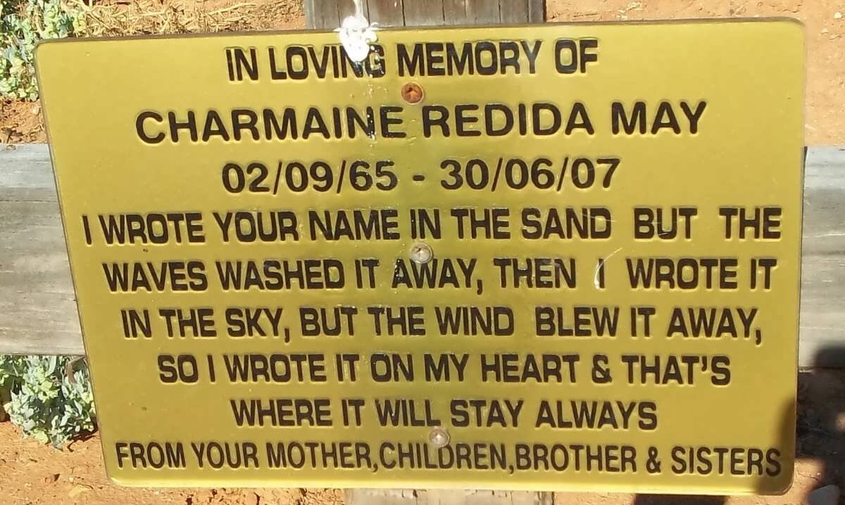 MAY Charmaine Redida 1965-2007