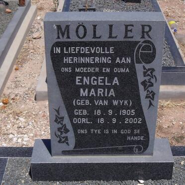 MOLLER Engela Maria nee van WYK 1905-2002