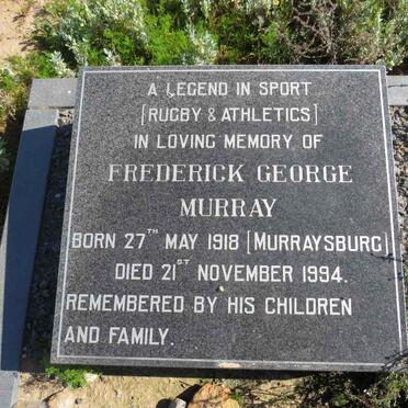 MURRAY Frederick George 1918-1994