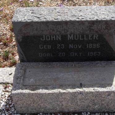 MÜLLER John 1896-1963