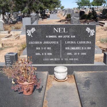 NEL Jacobus Johannes 1912-1996 &amp; Louisa Carolina MULDER 1912-2006
