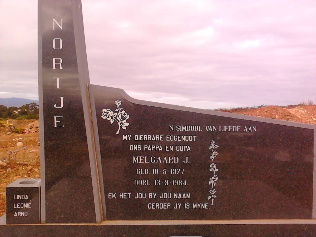 NORTJE Melgaard J. 1927-1984