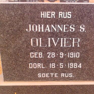 OLIVIER Johannes S. 1910-1984