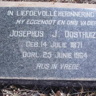 OOSTHUIZEN Josephus 1871-1964