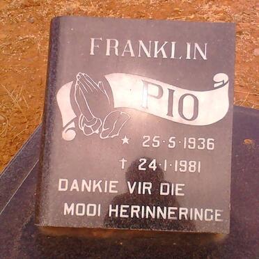PIO Franklin 1936-1981