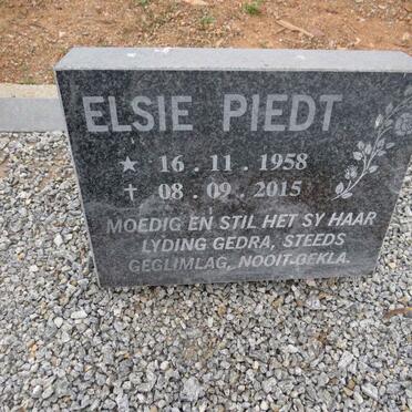PIEDT Elsie 1958-2015