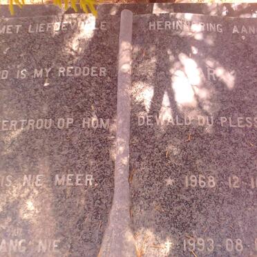 PLESSIS Dewald, du 1968-1993