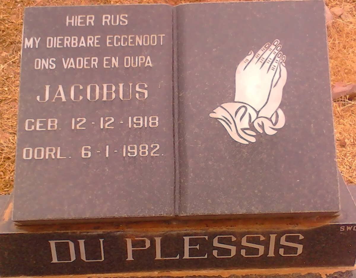 PLESSIS Jacobus, du 1918-1982