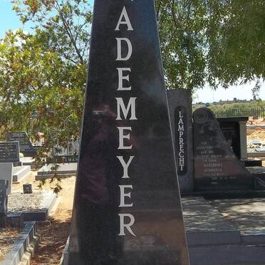 RADEMEYER Awie 1942-1990