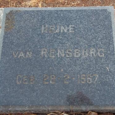 RENSBURG Heine, van 1967-