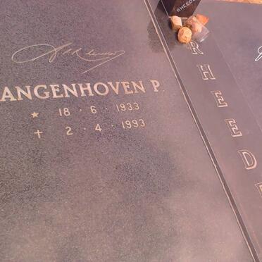 RHEEDER Langenhoven P. 1933-1993