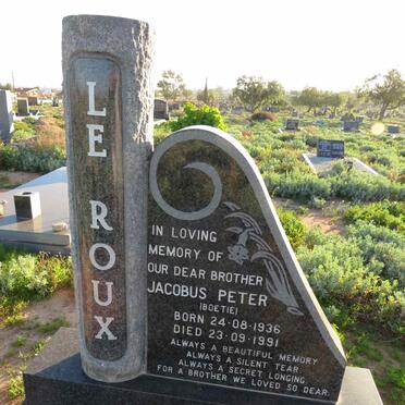 ROUX Jacobus Peter, le 1936-1991