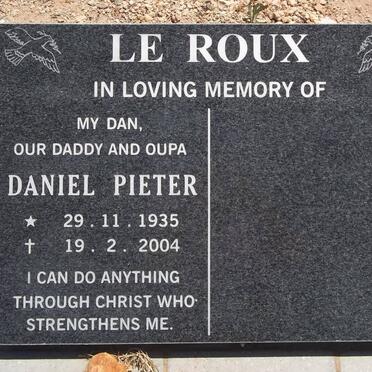 ROUX Daniel Pieter, le 1935-2004