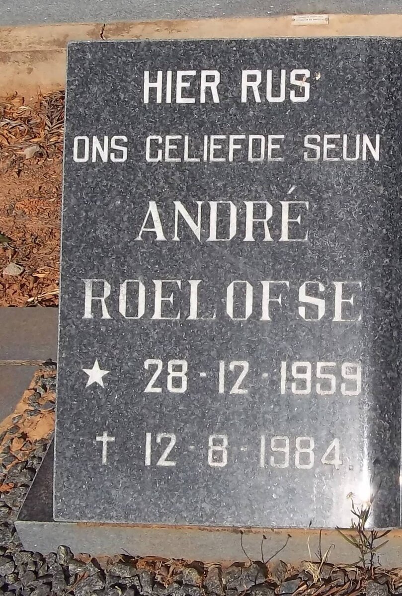 ROELOFSE André 1959-1984