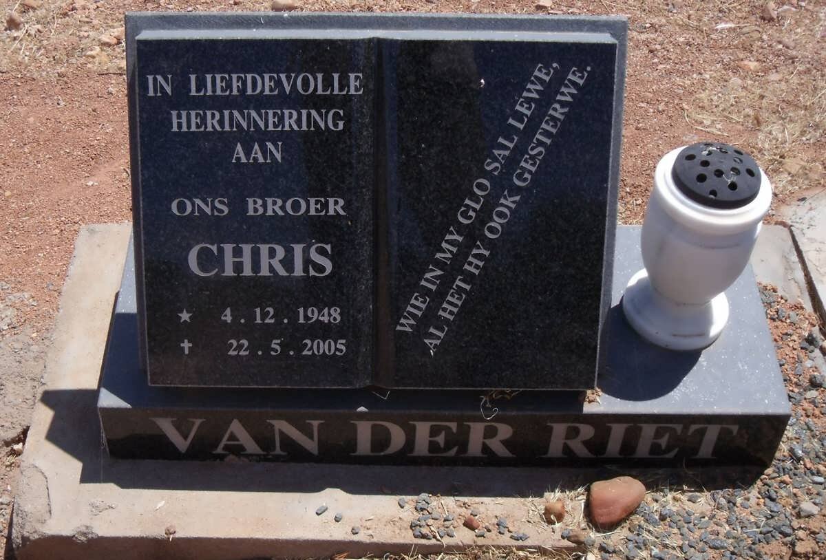 RIET Chris, van der 1948-2005