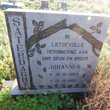 SATERDAGHT Johannes 1964-1991