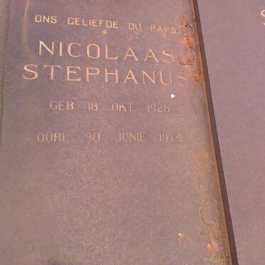 SAAYMAN Nicolaas Stephanus 1926-1974