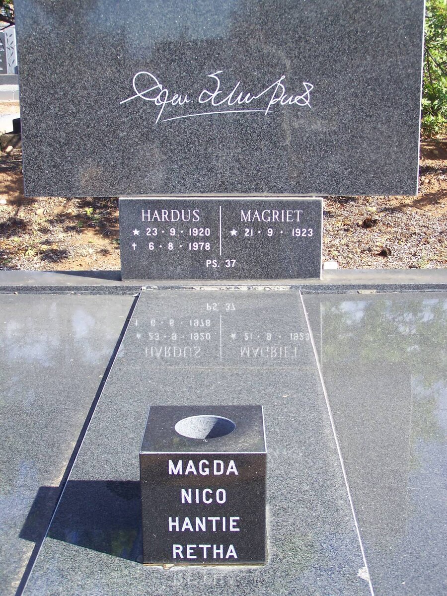 SCHEEPERS Hardus 1920-1978 &amp; Magriet 1923-