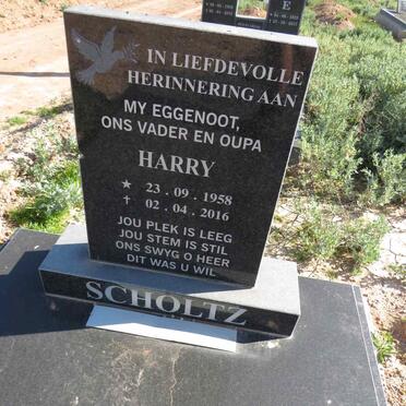 SCHOLTZ Harry 1958-2016