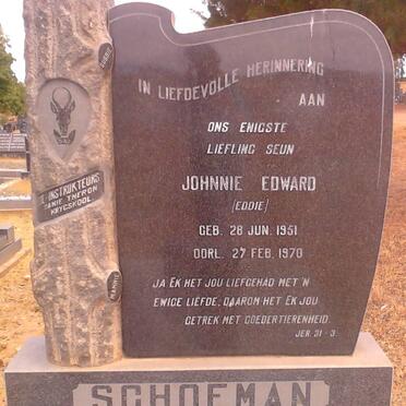 SCHOEMAN Johnnie Edward 1951-1970
