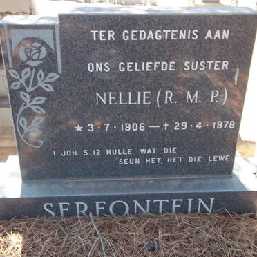 SERFONTEIN R.M.P. 1906-1978