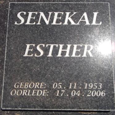 SENEKAL Esther 1953-2006