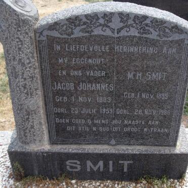 SMIT Jacob Johannes 1889-1959 &amp; M.H. 1895-1980