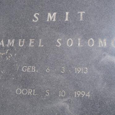 SMIT Samuel Solomon 1913-1994