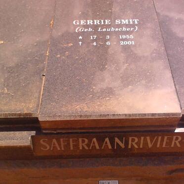 SMIT Gerrie nee LAUBSCHER 1955-2001