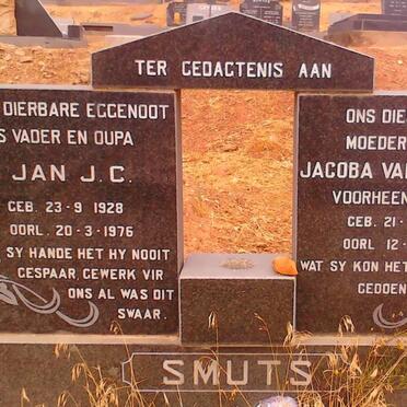SMUTS Jan J.C. 1928-1976 &amp; Jacoba VAN GREUNEN formerly SMUTS 1925-1981