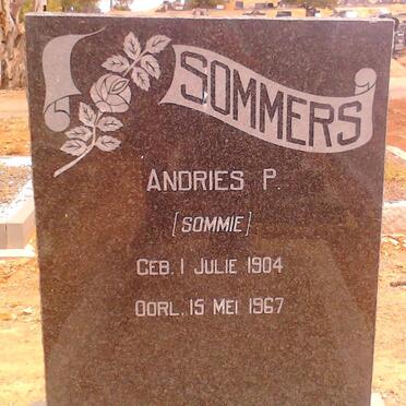 SOMMERS Andries P. 1904-1967