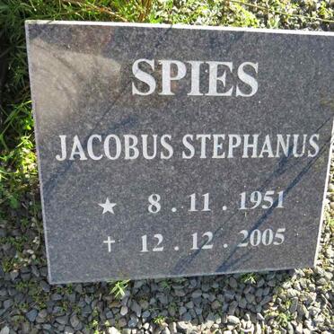SPIES Jacobus Stephanus 1951-2005