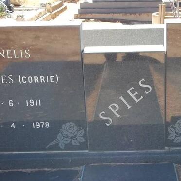 SPIES Cornelis Johannes 1911-1978 &amp; Christina Johanna 1915-2006